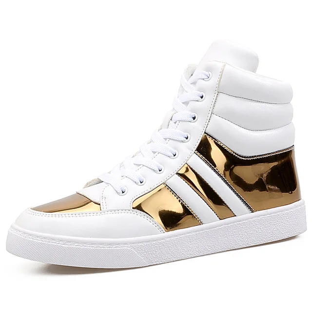 gold hip hop shoes