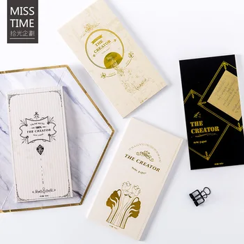 

The Creator Series Note Paper 30Sheets/pack Planner Notepad With 1pc of Ruler Portable Traveler's Memo Pad DIY Memo Notes