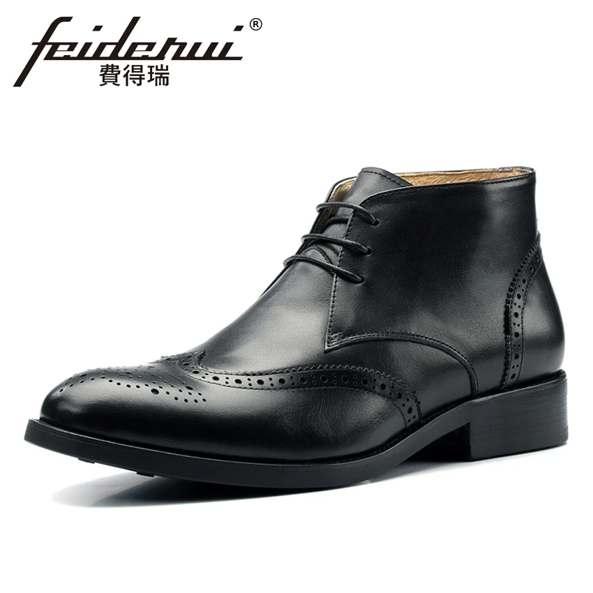 Plus Size New Arrival Genuine Leather Men's Carved Ankle Boots British Round Toe Formal Cowboy Riding Brogue Shoes For Man MLT35
Plus Size New Arrival Genuine Leather Men's Carved Ankle Boots British Round Toe Formal Cowboy Riding Brogue Shoes For Man MLT35