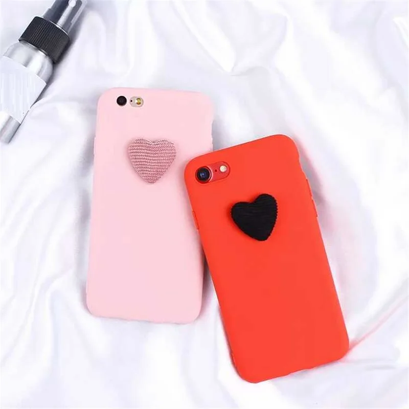 XINGYUANKE 3D Luxury Phone Case For Huawei Y6 2018 Cute Love Heart Coque Honor 7A Soft Silicone Slim Cover |