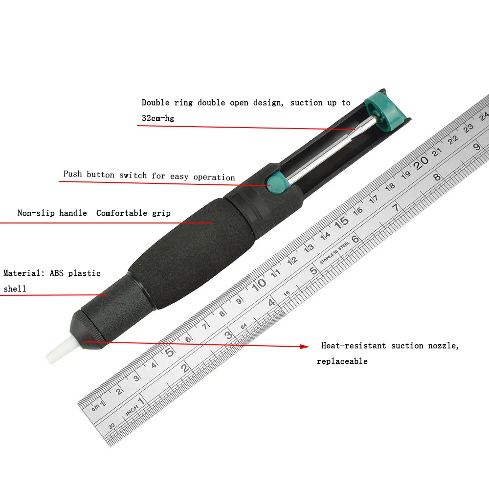 NEWACALOX вакуумный припой присоска демонтажная проволока демонтажный насос/паяльник/удаление припоя железная ручка сварочный инструмент для