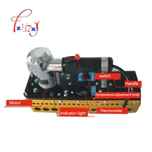 ZS-100 портативный непрерывный пластиковый мешок запайки машина ручной цепи соединение пленки мешок герметик скорость запечатывания 3,3 м/мин