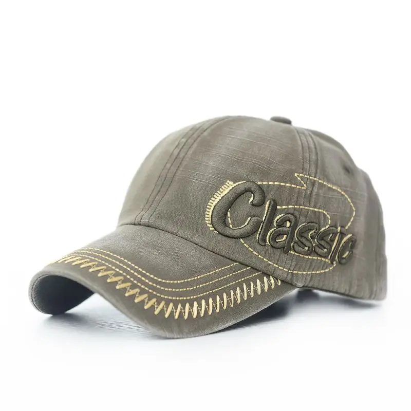 Мужские Бейсбольные кепки с вышивкой из хлопка в стиле хип-хоп, вымытая Старая шляпа в стиле ретро с надписью, уличная солнцезащитная Кепка, Кепка водителя грузовика - Цвет: HC003-33-01