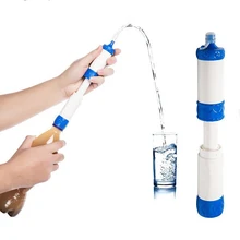 Портативный очиститель воды поле для выживания на открытом воздухе фильтры для пресной воды очиститель походный Кемпинг Рыбалка аварийный, спасательный 1000L