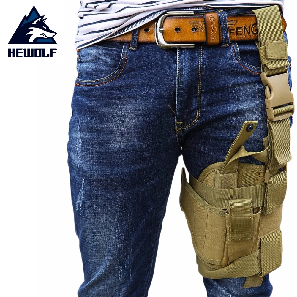 Hewolf Outdoor Multi functional Tactical Drop Nylon Leg Bags Military