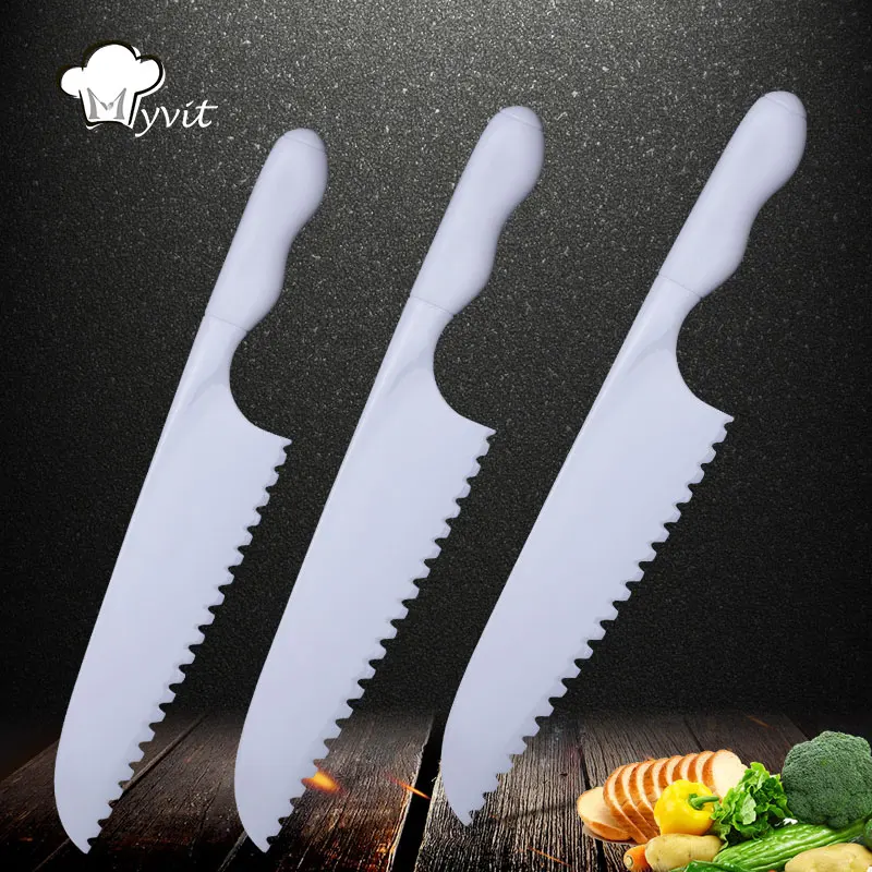 Children Chef Knife Safety Knife 3PC Lettuce Salad Knife Serrated