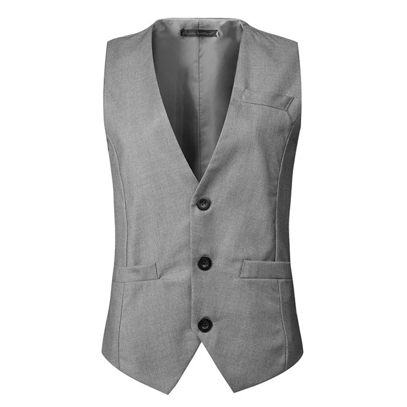 REY Men's Clothing Men Vest Brand Suit Classic Vest Men Jacket Sleeveless Beige Gray Brown Vintage Tweed Party Wedding Vest REY Men's Clothing Men Vest Brand Suit Classic Vest Men Jacket Sleeveless Beige Gray Brown Vintage Tweed Party Wedding Vest