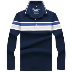 Мода smart повседневное мужские Поло рубашка для мужчин Высокое качество полосатый рубашка поло hombre 2019 Весна известный бренд Tace & Shark поло