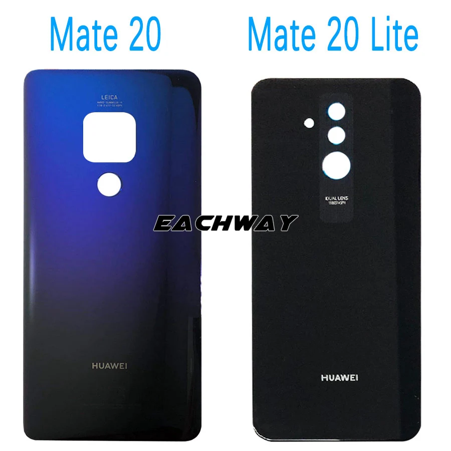 Чехол для huawei mate 20 Lite, Задняя стеклянная панель, чехол для задней двери, чехол для huawei mate 20 Pro, Сменный Чехол для батареи mate 20