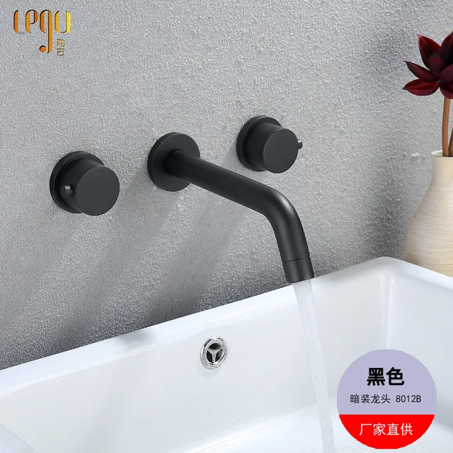 Special Price Antique Kitchen Faucets  Double Handles Single Hole Bathroom Faucet Brass Oil Rubbed Black Sink Taps Hot Cold Wall Mounted