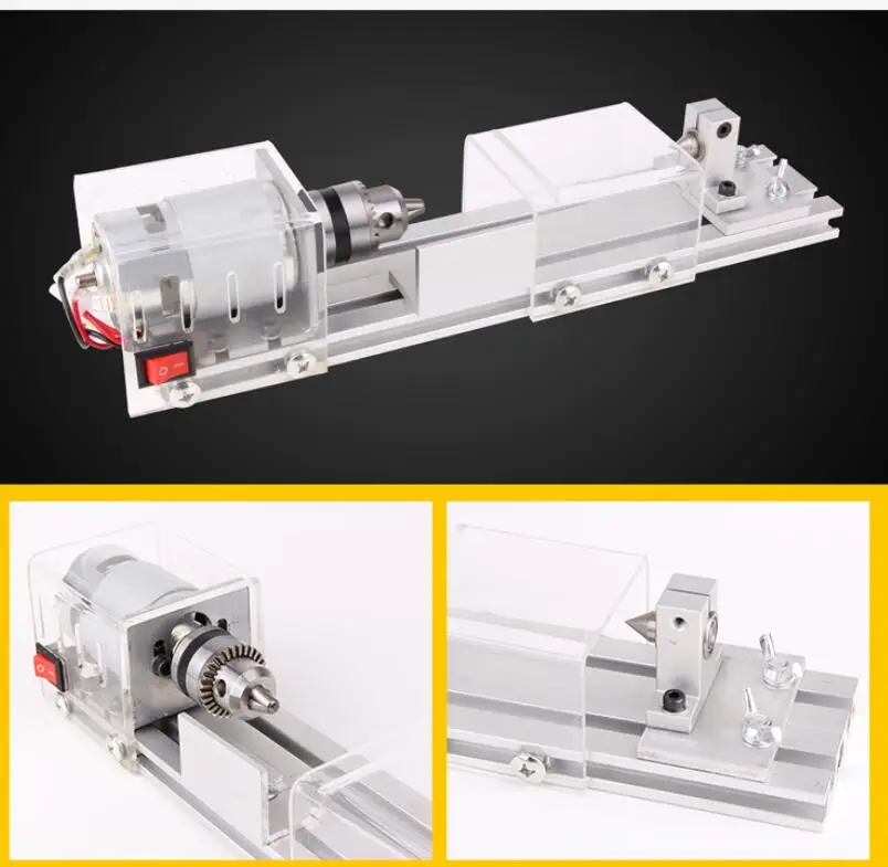 100 Вт cnc мини станок Инструменты дерево цанговый патрон роторный инструмент DIY Деревообработка Будда жемчужный шлифовальный Блестящий бисер 12-24VDC