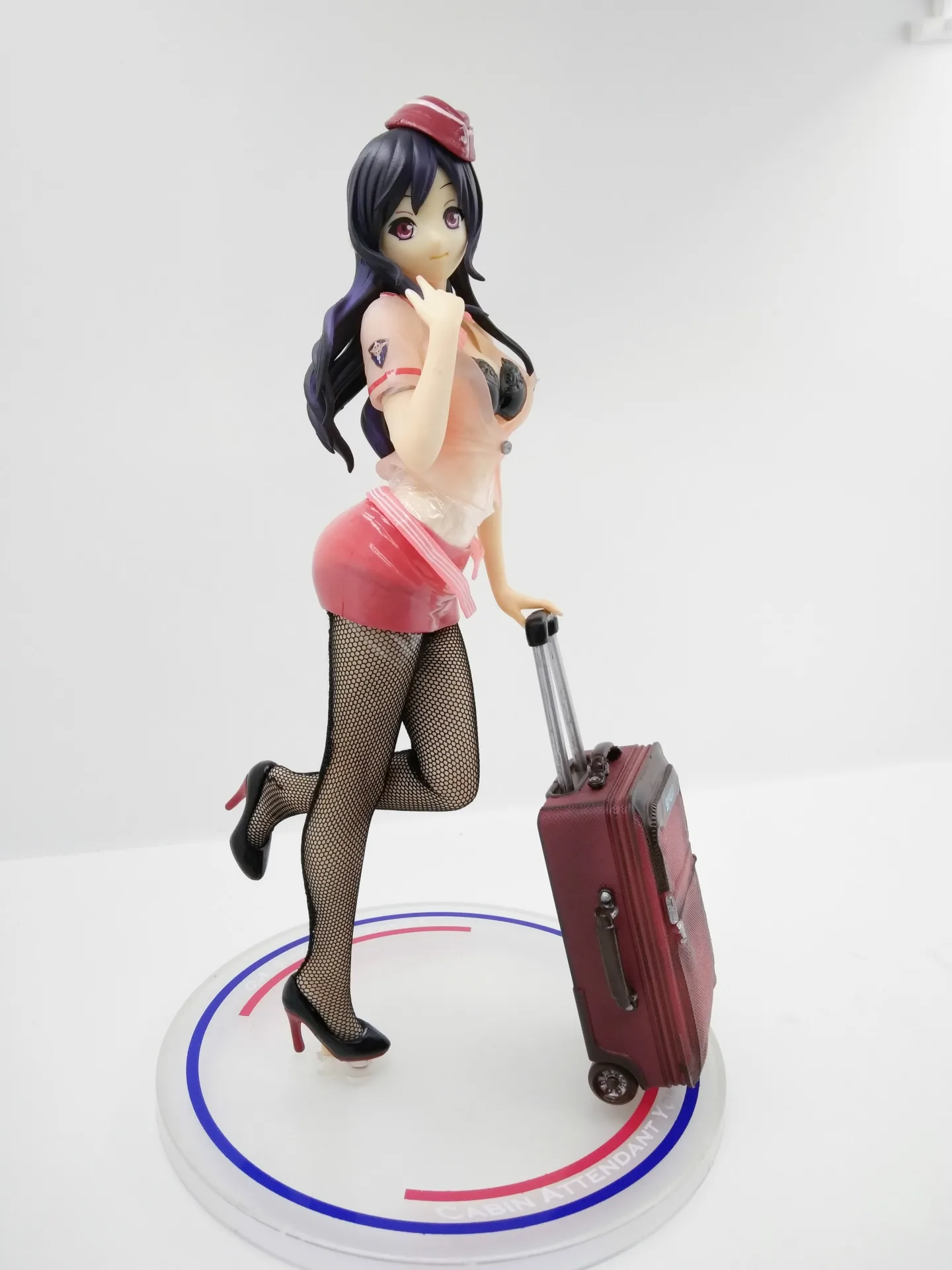 SAINT Twilight Sexy Action Fingure Lechery CA Airline Cabin Attendant Yoko Uniform Ver 17 Scale PVC Model Sexy Girl 26cm Toy (8)