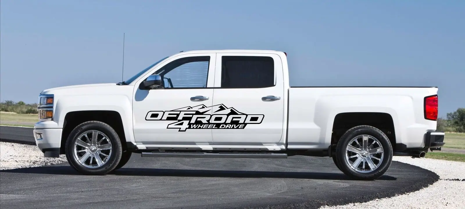 Car Styling for 2 X CHEVY CHEVROLET GMC OFF ROAD 4 WHEEL DRIVE graphics