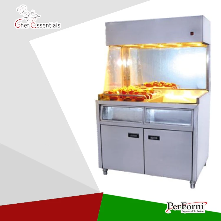 PKJG VF10 Standing Chips Warmer with drawer Commercial stainless steel fresh fries food display