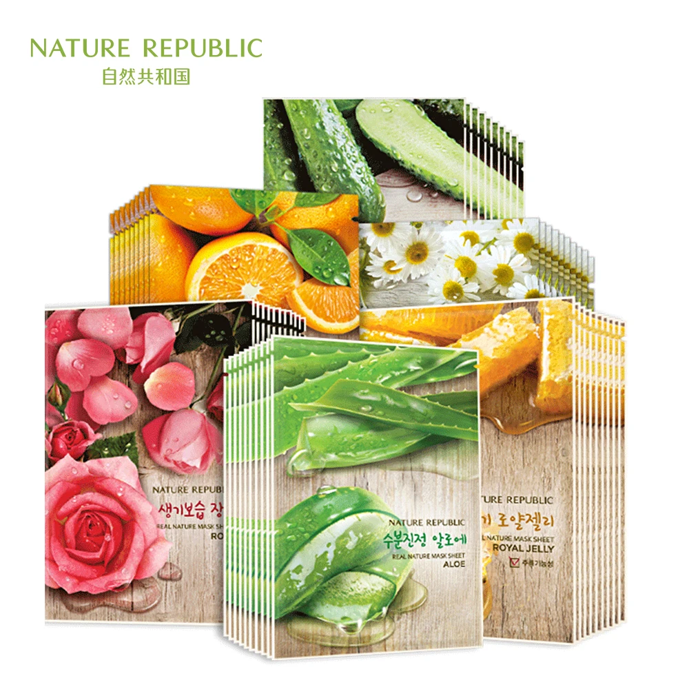 Nature Republic Sheet Mask for Face Skin Care Korean Mask