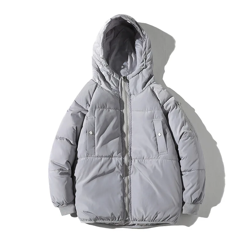 

Winter Jacket Men 2019 Fashion hooded Male Parka Jacket Mens Solid Thick Jackets and Coats Man Winter Parkas