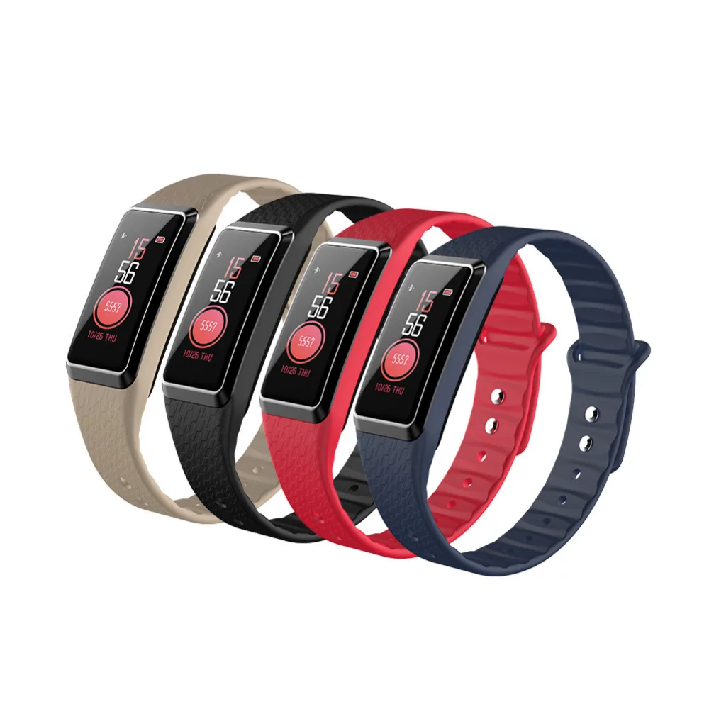 2018 New Style B22 Smart Bracelet Step Distance Calories Heart Rate Blood Pressure Monitoring Bluetooth