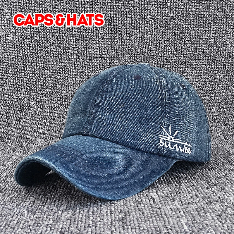 blank denim hats
