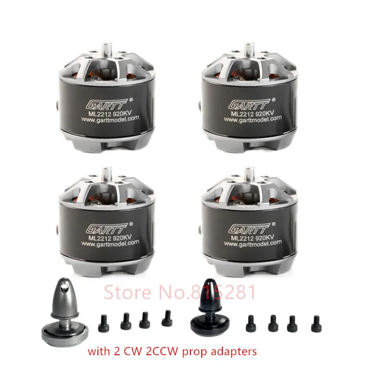 4 X GARTT ML 2212 920KV 230W Brushless Motor with Self-Locking Adapter Quadcopter F450 Multirotor Drones 4 X GARTT ML 2212 920KV 230W Brushless Motor with Self-Locking Adapter Quadcopter F450 Multirotor Drones