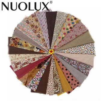 

25pcs Cotton Fabric Bundles Quilting Sewing Patchwork Cloths DIY Craft Patches Supplies Wholesale