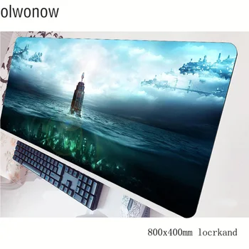 

bioshock mouse pad gamer 80x40cm gaming mousepad locrkand notbook desk mat High-end padmouse games pc gamer mats gamepad