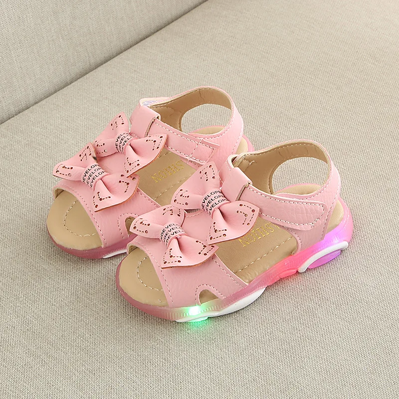 Baby Shoes,VoberryChildren Baby Girls Stried Bowknot Sport Sneakers Princess Beach Sandals Shoes 