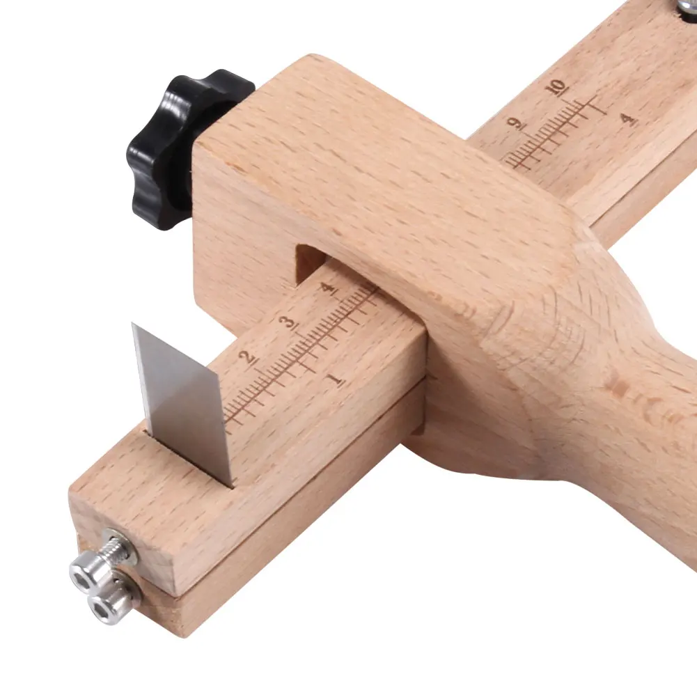 

Adjustable Belt Leather Cutter Strap Tool Craft Cutting Hand Wooden DIY Durable Making LAD-sale