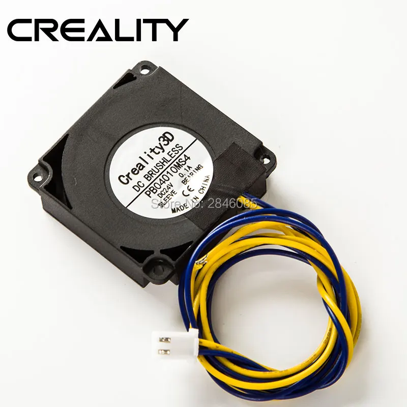 Детали 3d принтера Creality 4010 вентилятор 40 мм 40x40x10 мм 24 в кулер постоянного тока маленький вентилятор охлаждения для 3d принтера часть Creality CR-X