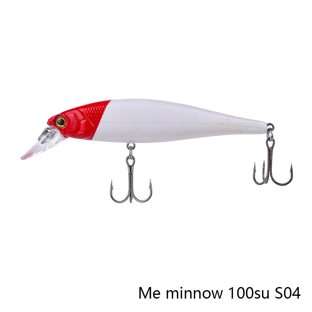 MAKEBASS Jerkbait гольян подвесной рыболовные приманки 3.9in/0,58 oz искусственные жесткие приманки рыболовные снасти для профессиональных рыболовов - Цвет: Meminnow100suS04