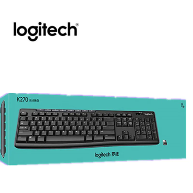 Logitech K270 Беспроводной-ассортимент клавиатур ноутбука, настольного компьютера, мультимедийная клавиатура