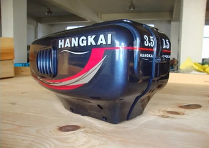 Заводская распродажа hangkai 3.5hp 2 тактный подвесной мотор оболочки, лодочный двигатель ABS оболочки