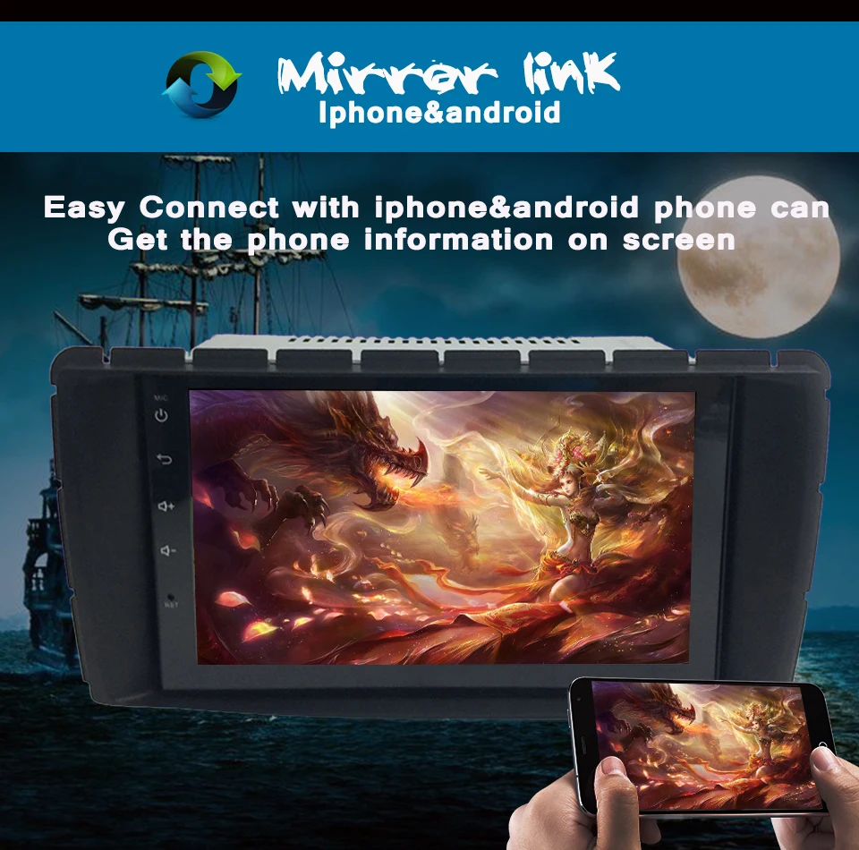 Excellent 1 din 1024*600 Android 9.0 CAR DVD PLAYER FOR TOYOTA HILUX 2012-2015 Autoradio 2+32GB stereo multimedia player bluetooth gps 12