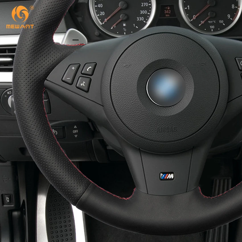 Аксессуары из натуральной кожи для BMW E60 530i E63 E64 635D|car steering wheel cover|steering coverwheel cover |
