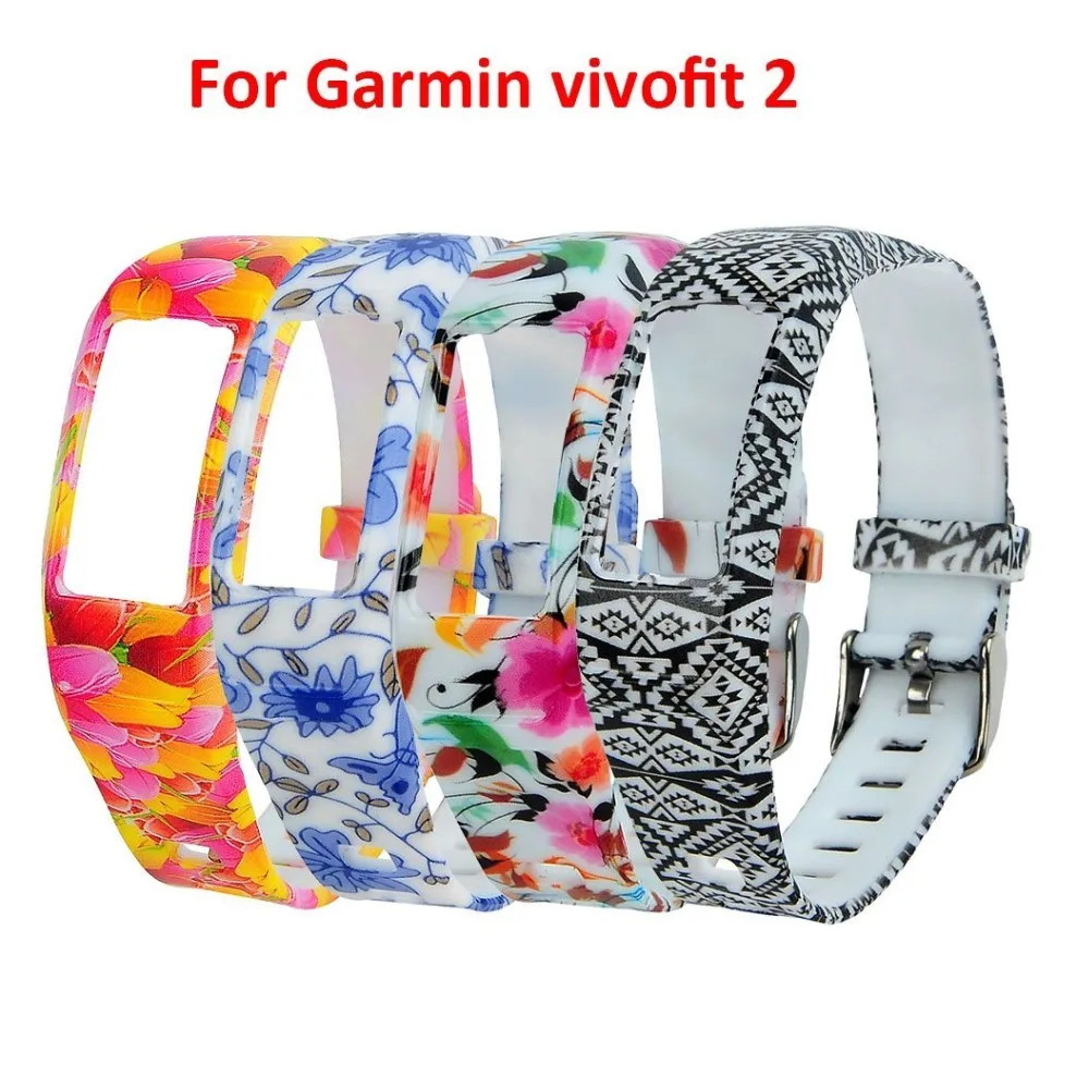 JM2GJHS) 4 шт./лот PY-0I9 мягкий силиконовый сменный Браслет для Garmin Vivofit 2, Garmin Vivofit 2 фитнес-браслет