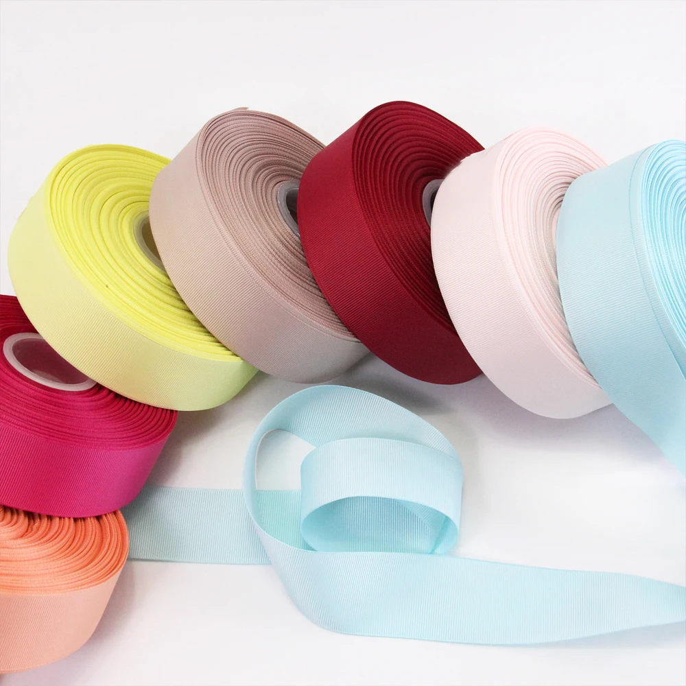 

1''(25mm) ribbon solid grosgrain ribbon high quality 20 yards, DIY handmade materials, wedding gift wrap,20Y40730