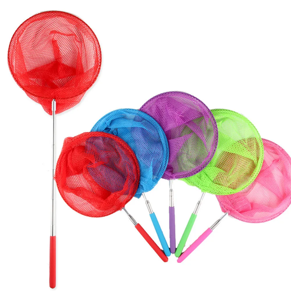 

Kids Extendable Fishing Butterfly Bug Insect Net Telescopic Handle Toy 20cm KIT Cage Minnow Crab Baits Cast Mesh Trap Net new P#