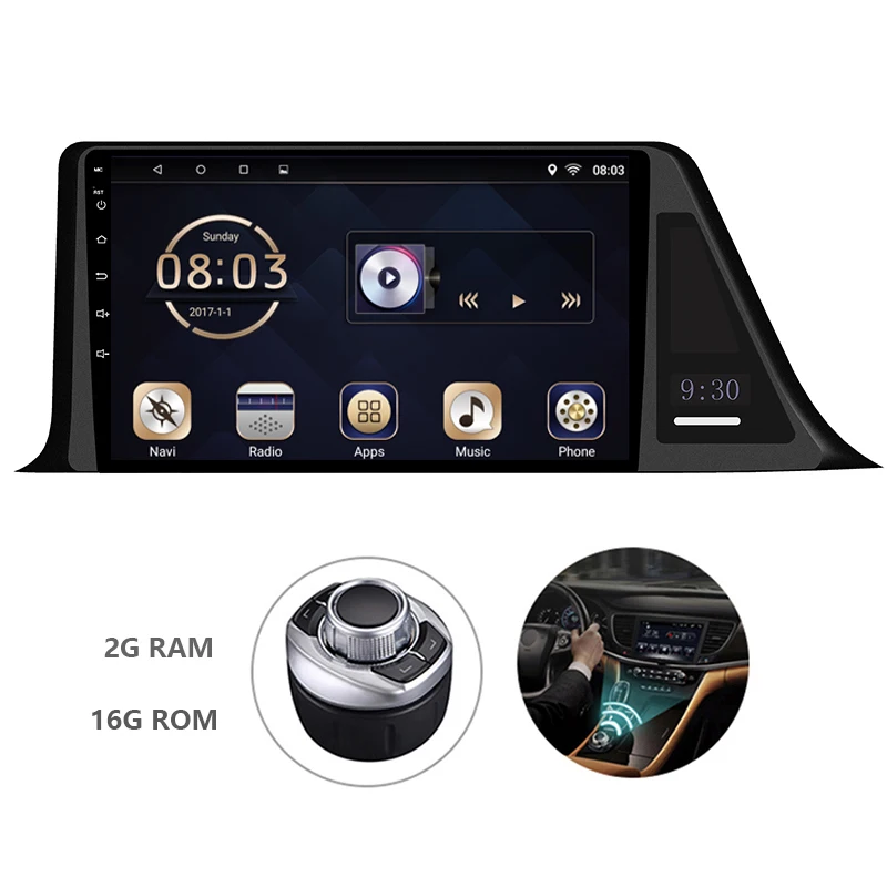 

Android 7.1 One Din Car DVD Multimedia Audio Radio Player For TOYOTA C-HR 2017-2018 With Mirror Link/Bluetooth And Canbus