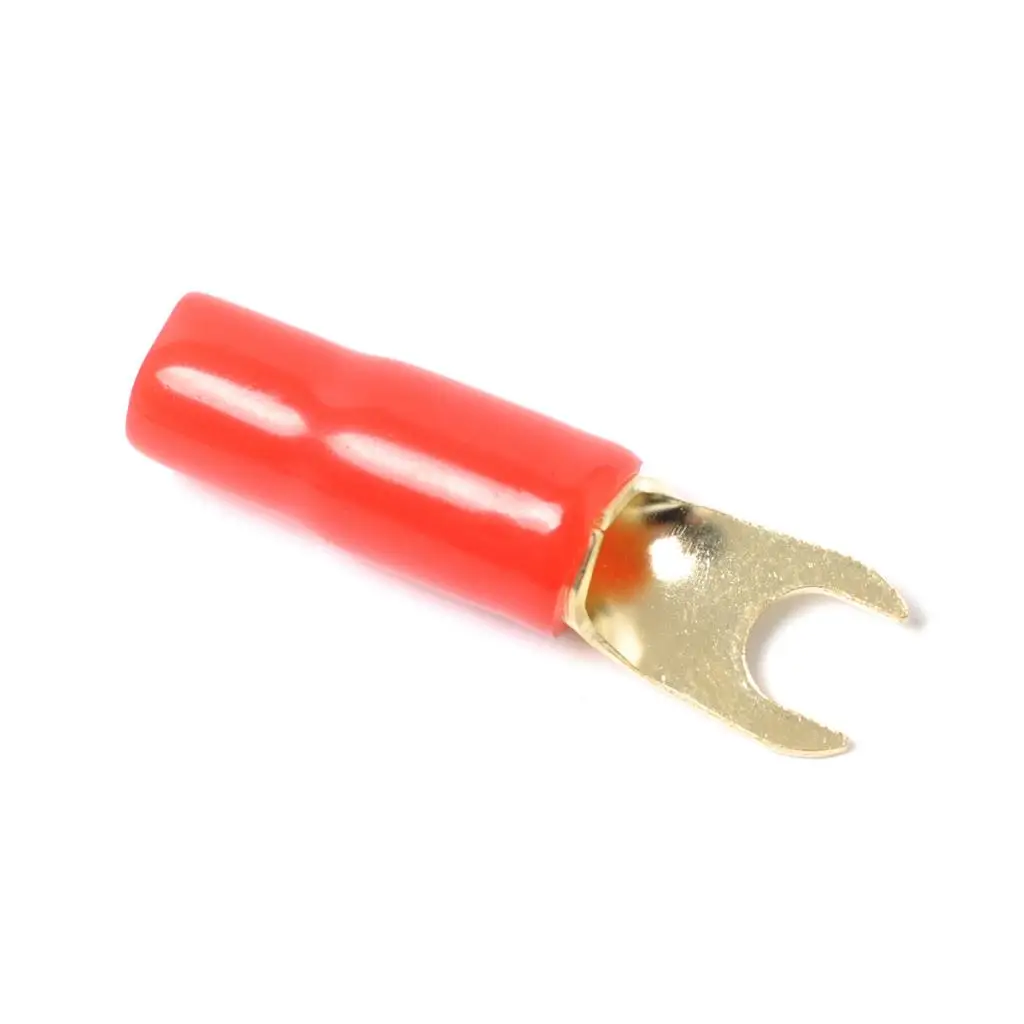 5 Pairs 8 AWG Power Ground Wire Connectors Assortment Crimp Fork Terminals