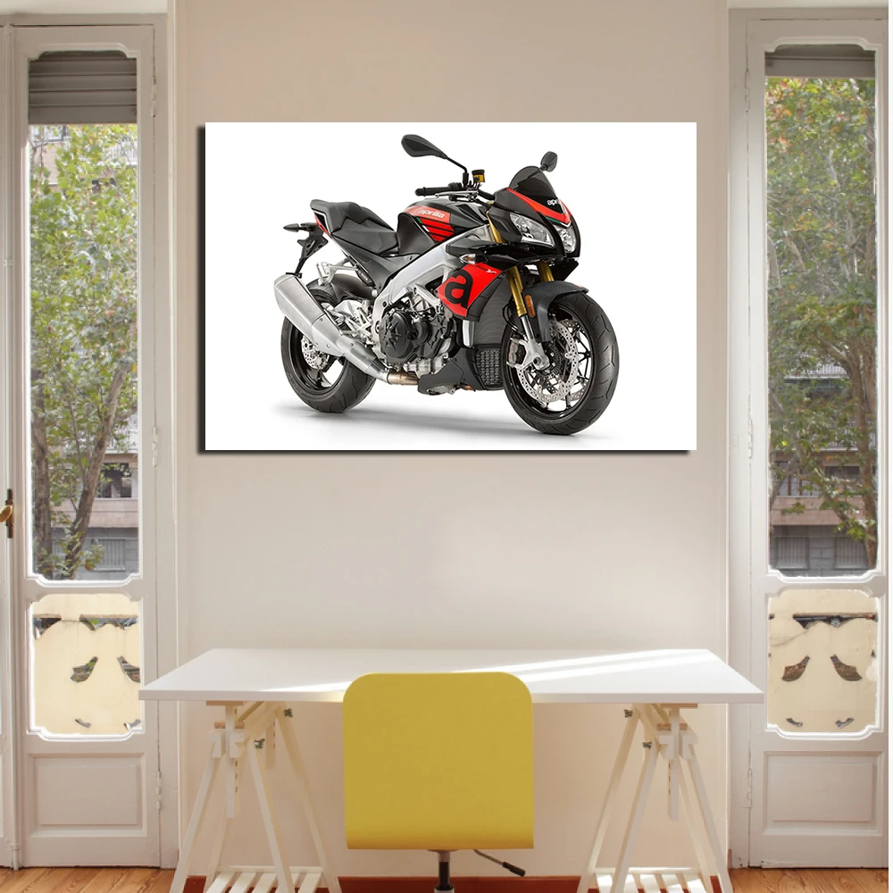 

Aprilia Tuono V4 1100 Super Bike Poster Decorative Canvas Painting DIY Framed Wall Picture Bedroom Home Decor Art B35