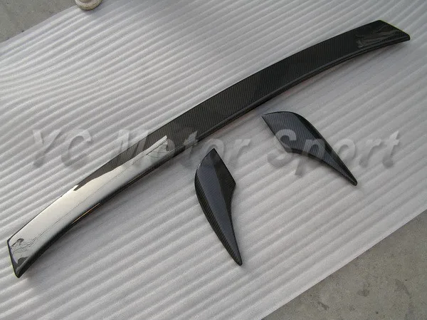 1995-1998 Nissan S14 S14A Silvia Zenki Kouki 200SX 240SX GP Sport Style 3pcs Trunk Spoiler CF (13)