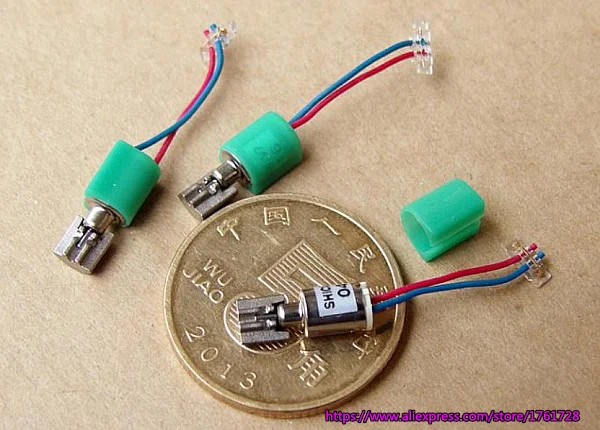 

10pcs/lot, Brand new 5-grade coreless motor DC3V~3.7V 4*5.5mm precision micro DC motor 4mm vibrating motor~