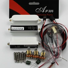 Настоящая белая электрогитара только три активных пикапа SMD35ACT Корея Artec OEM