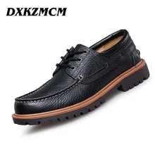 Handmade genuine leather men shoes, Men Flats shoes, business dress shoes,Men oxford Formal Shoes size 38-47