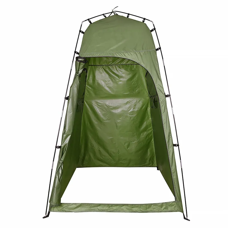 

Armygreen Outdoor Camping Tent UV Bath Moving Toilet Shower Tent Privacy Change Dressing Beach Tent Portable WC Room