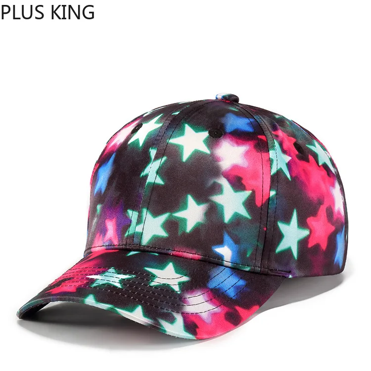 

2019 New Arrival 3D Star Printed Hat Baseball Cap Women Men Casquette