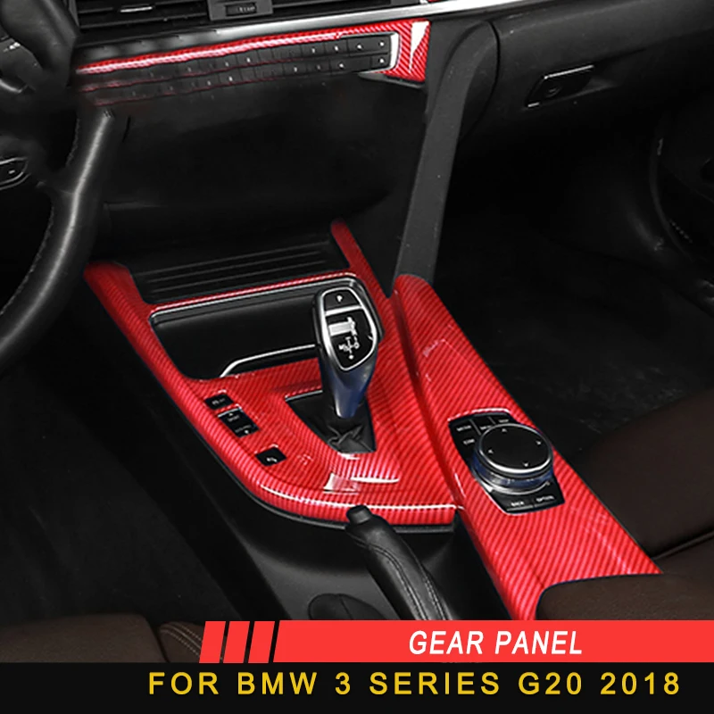 

For BMW 3 Series F30 2018 Auto Car Gear Panel Central Control Panel Trim Sticker Cover Accessories