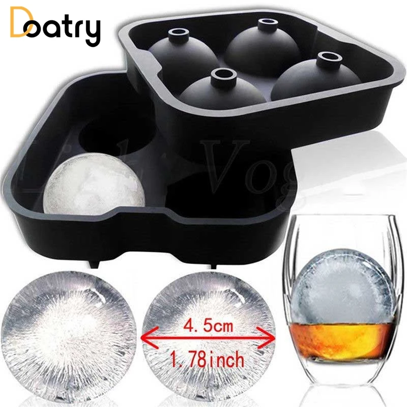 

Doatry Silicone Ice Cube Ball Ice Cream Maker Spherical Mould Brick Party Tray Maker Mold For Round Bar Kitchen Tools