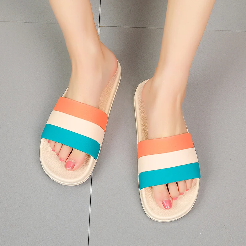 Günstig ASIFN Männer Hausschuhe Hause Flip Flops Gingham Stil Bad Rutschen Männlichen Außerhalb Weise Frauen Paar Weiche Sohle Sepatu Pria Mann