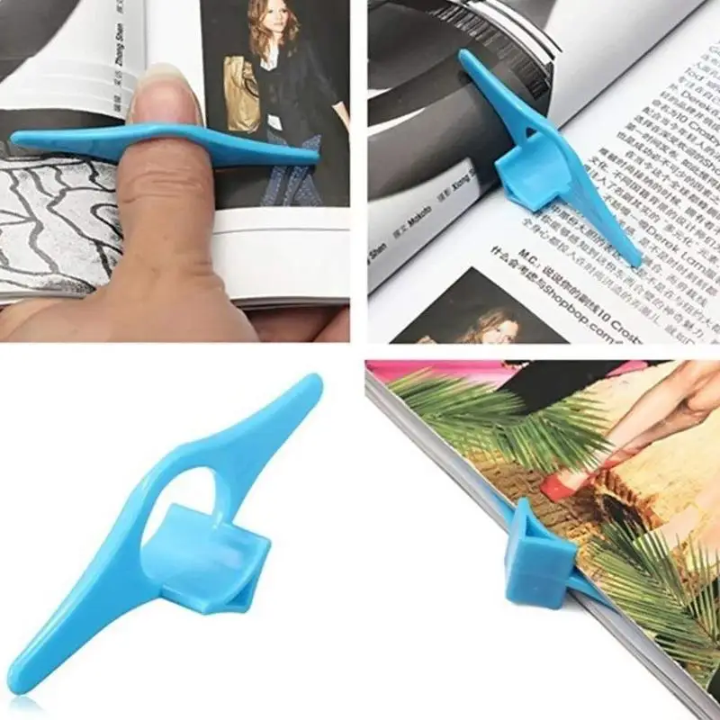 

Multi-function Plastic Thumb Book Support Book Page Holder Marker Convenient Bookmark School Office Supplies Thumb Book Support