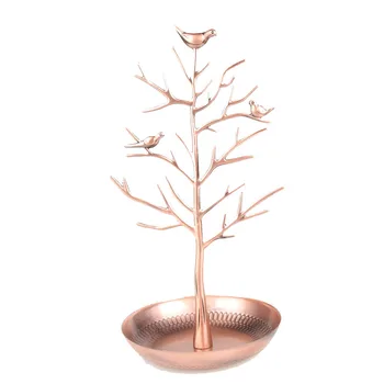 

Bird Tree Jewelry Display Stand Earring Necklace Bracelet Rack Holder Display Jewelry holder Retro Bronze Size:15*15*31cm(L*W*H)